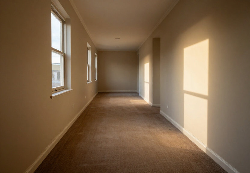 Clean, mould-free wall in a Busby bedroom after professional removal