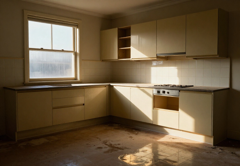 Dry and functional office space in Busby after restoration